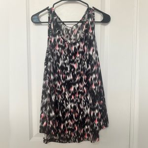 Torrid Active Top Black Pink White Size 0